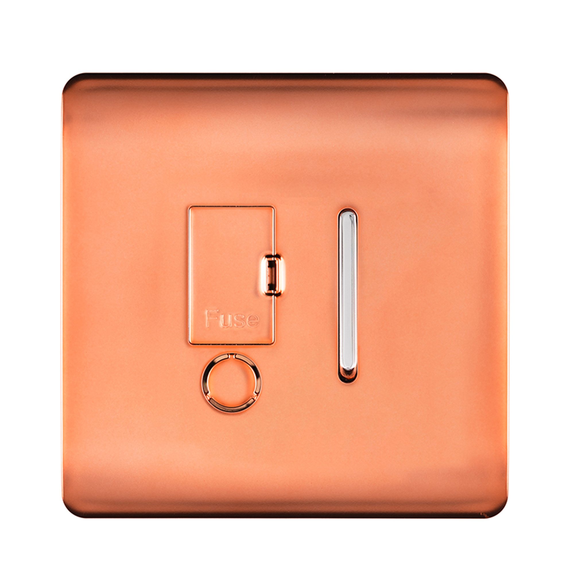 ART-FSCPR  Switch Fused Spur 13A With Flex Outlet Copper